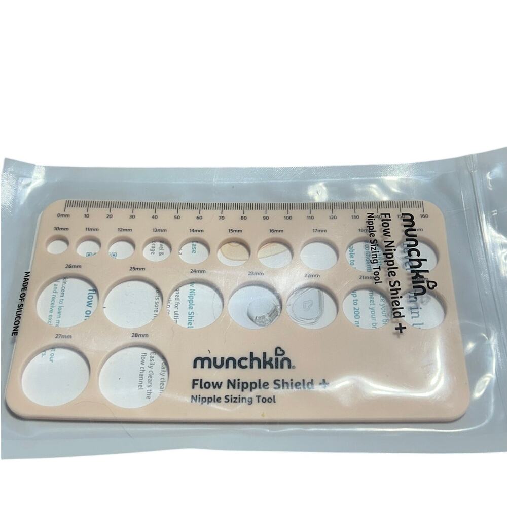 Munchkin Flow Nipple Sheild Sizing Tool NWT